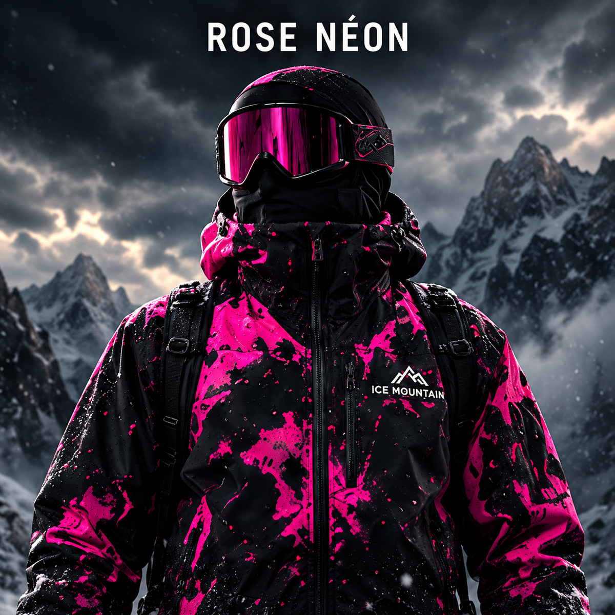 Veste hydro-réactive – coloris rose néon